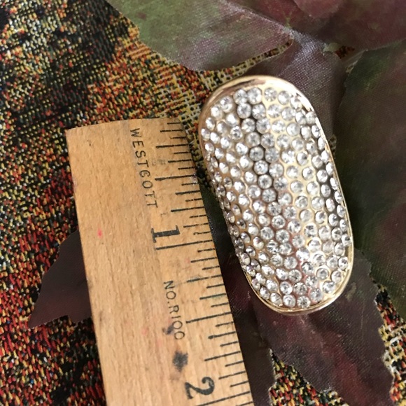 Gold & Crystal Ring - Picture 3 of 5